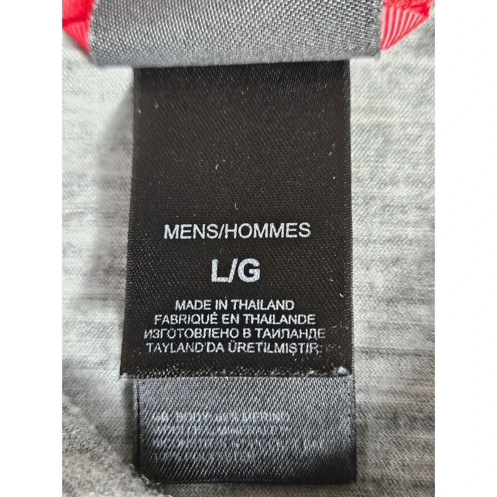 The North Face Mens Merino Wool Blend Polo Shirt Grey Short Sleeve ARNX Large‎ - Picture 6 of 10